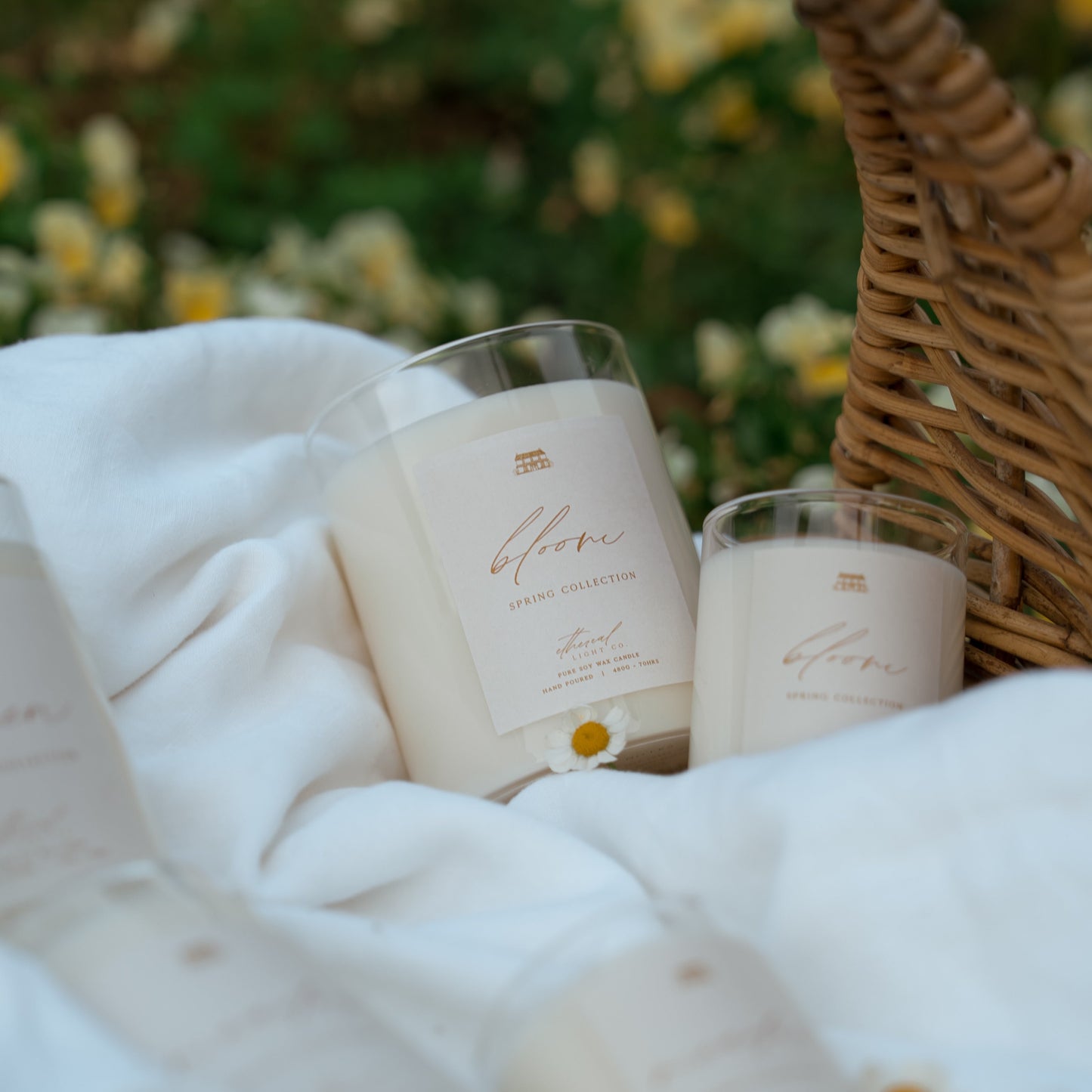 Spring Collection   -   Bloom  -   Hand-Picked Spring Florals Candle
