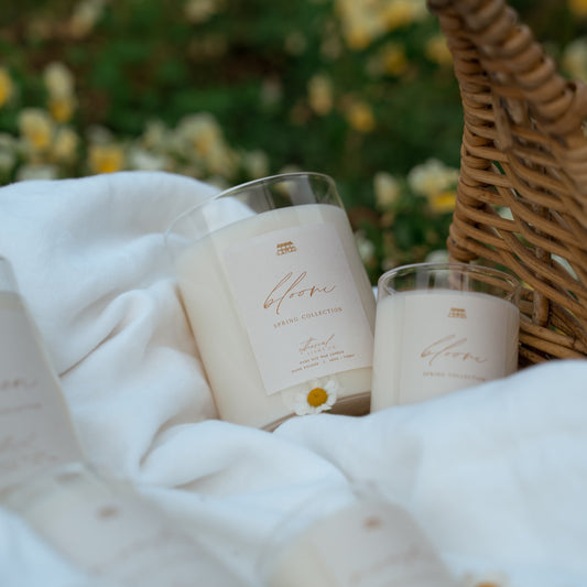 Spring Collection   -   Bloom  -   Hand-Picked Spring Florals Candle