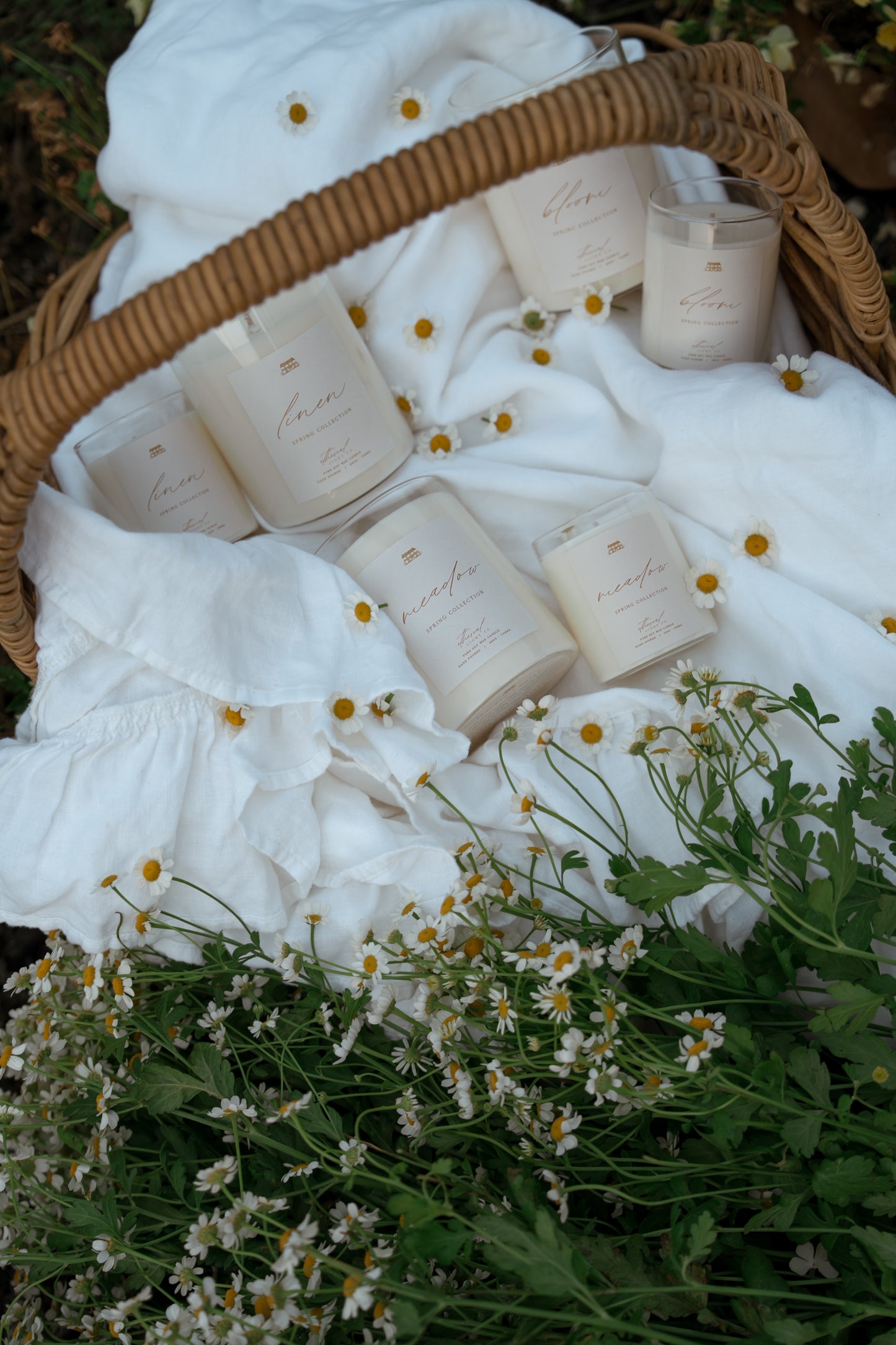 Spring Collection   -   Linen   -   Sun-dried French Linen Candle